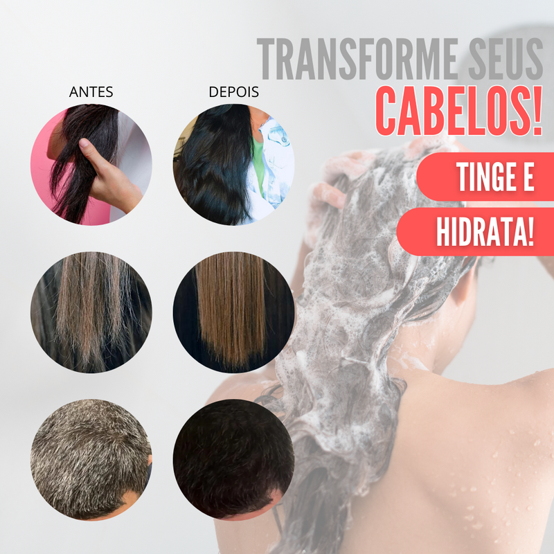 Shampoo Paint Hair [CABELOS DE VOLTA A COR EM 5 MINUTOS] + FRETE GRÁTIS